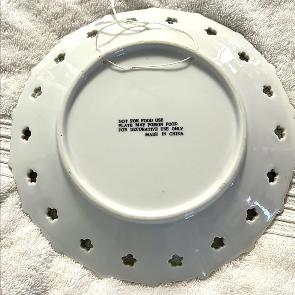 Las Vegas Nevada Collection Plate Dessert Mountain Western Supple 1995